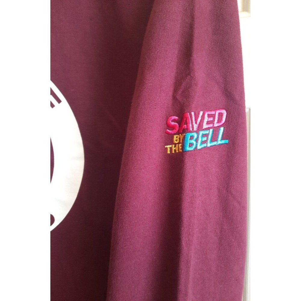 Tigers Nineties Bayside High 90s Throwback Adult Long Sleeve Hoodie Swea… - Picture 3 of 3